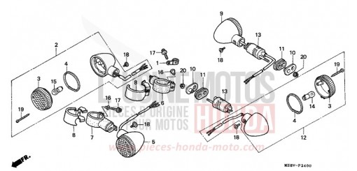 CLIGNOTANT (1) VT600CV de 1997